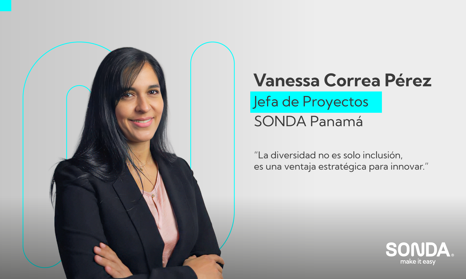Vanessa Correa Pérez, Jefa de Proyectos en SONDA Panamá